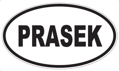 PRASEK - Oval Sticker