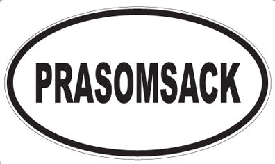 PRASOMSACK - Oval Sticker