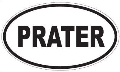 PRATER - Oval Sticker