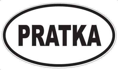 PRATKA - Oval Sticker