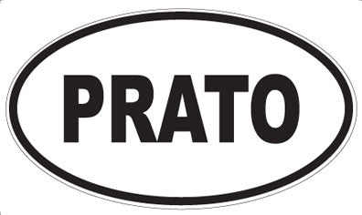 PRATO - Oval Sticker