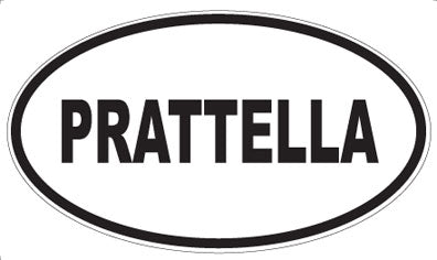 PRATTELLA - Oval Sticker