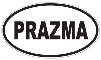 PRAZMA - Oval Sticker