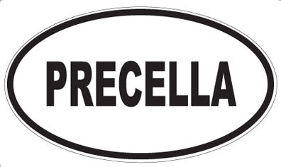 PRECELLA - Oval Sticker