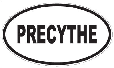 PRECYTHE - Oval Sticker