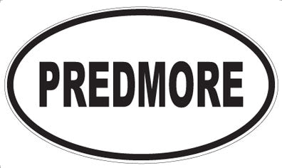PREDMORE - Oval Magnet