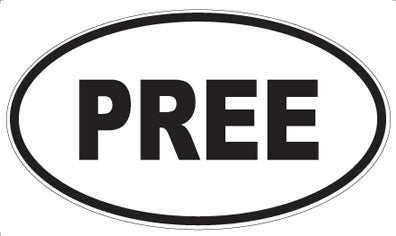PREE - Oval Sticker
