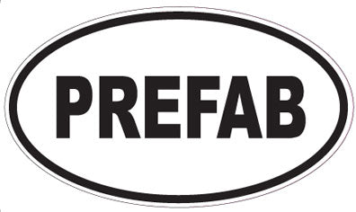 PREFAB - Oval Sticker