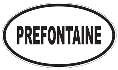 PREFONTAINE - Oval Sticker