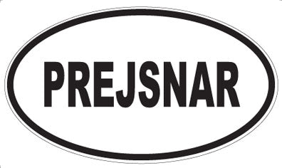 PREJSNAR - Oval Magnet