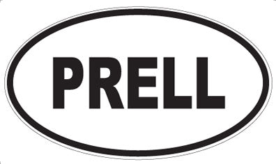 PRELL - Oval Sticker