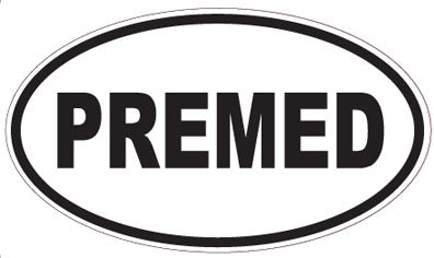 PREMED - Oval Sticker