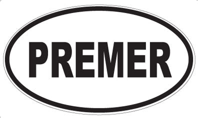 PREMER - Oval Sticker