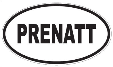 PRENATT - Oval Sticker