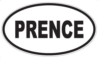 PRENCE - Oval Sticker