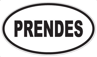 PRENDES - Oval Sticker