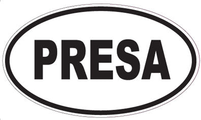 PRESA - Oval Magnet