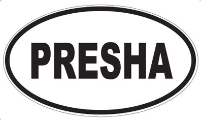 PRESHA - Oval Magnet