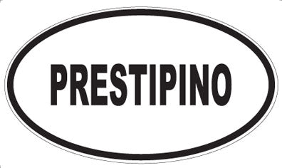 PRESTIPINO - Oval Sticker