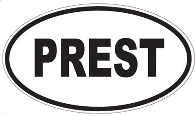 PREST - Oval Magnet