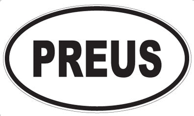 PREUS - Oval Sticker