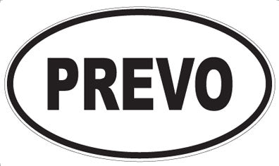 PREVO - Oval Sticker