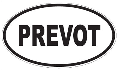 PREVOT - Oval Sticker