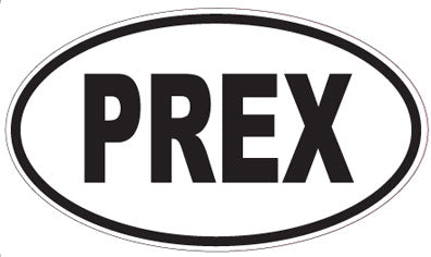 PREX - Oval Sticker