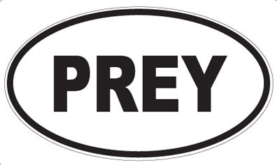 PREY - Oval Sticker