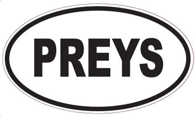 PREYS - Oval Magnet