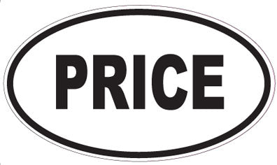 PRICE - Oval Magnet