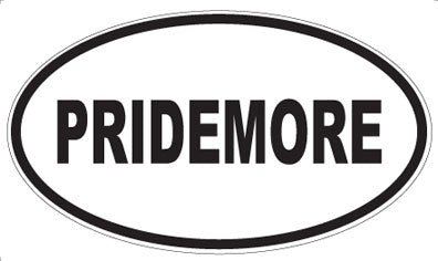 PRIDEMORE - Oval Sticker