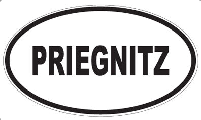 PRIEGNITZ - Oval Sticker
