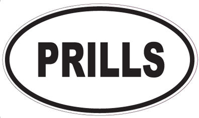 PRILLS - Oval Sticker