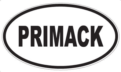 PRIMACK - Oval Sticker