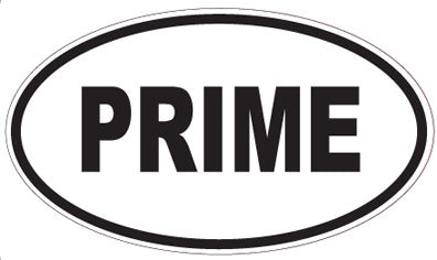 PRIME - Oval Sticker