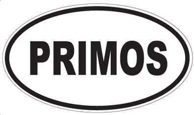 PRIMOS - Oval Sticker