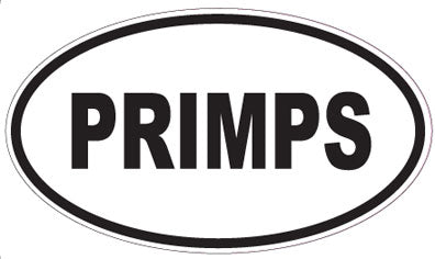 PRIMPS - Oval Sticker