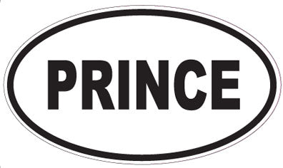 PRINCE - Oval Sticker
