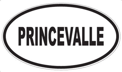 PRINCEVALLE - Oval Sticker
