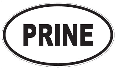 PRINE - Oval Sticker