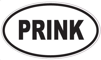 PRINK - Oval Sticker