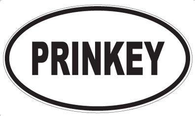 PRINKEY - Oval Sticker