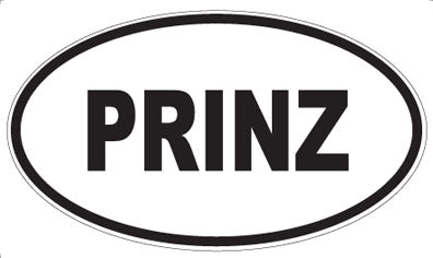 PRINZ - Oval Sticker