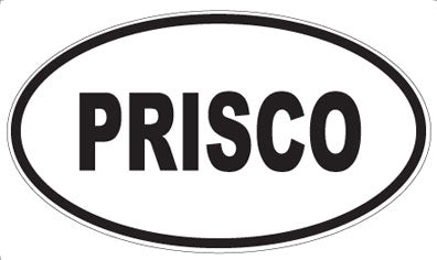 PRISCO - Oval Sticker