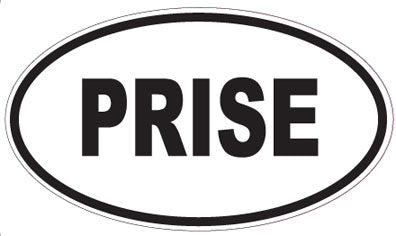 PRISE - Oval Magnet