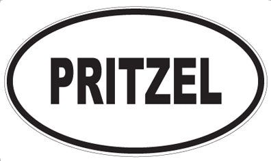 PRITZEL - Oval Sticker