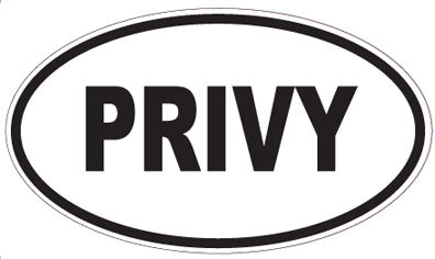 PRIVY - Oval Magnet
