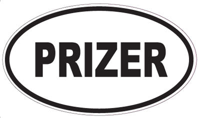 PRIZER - Oval Sticker