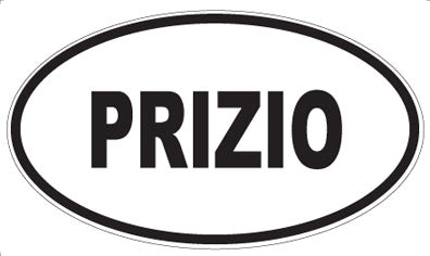 PRIZIO - Oval Sticker